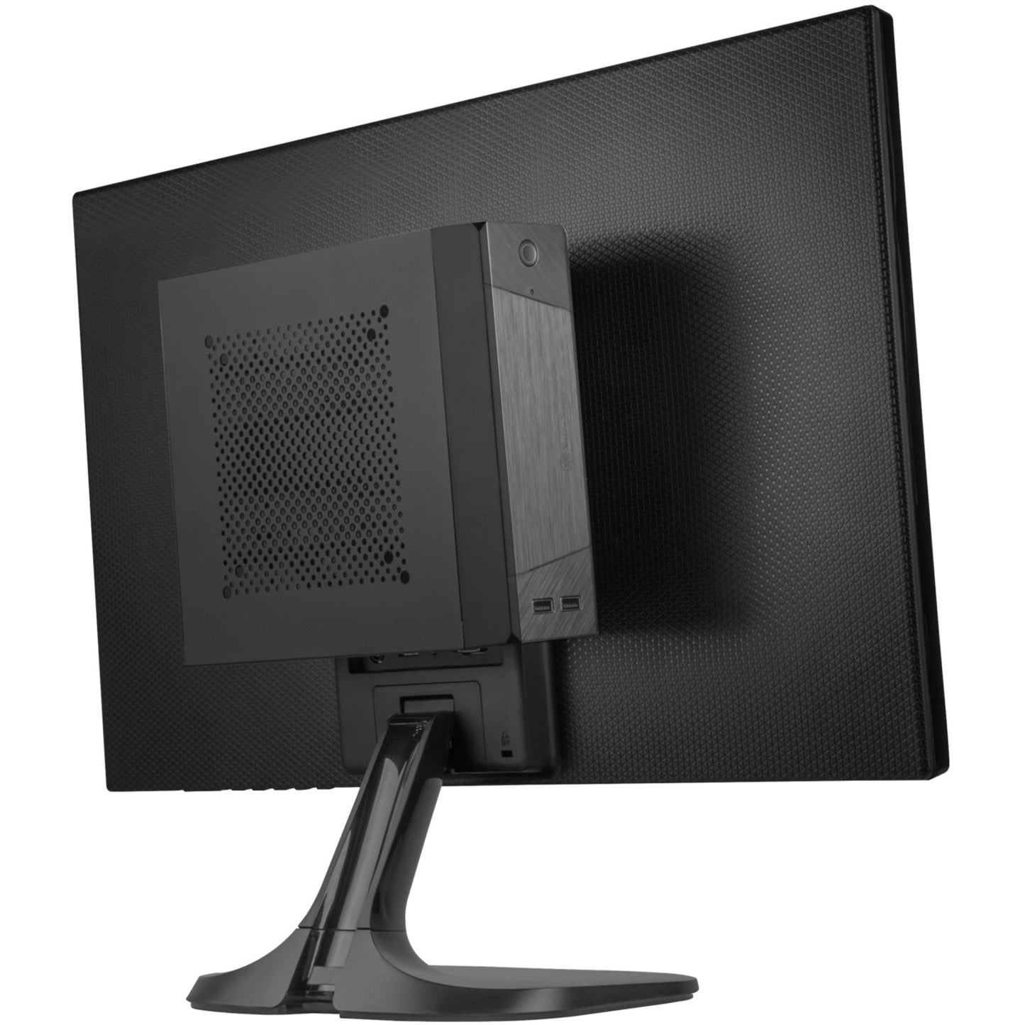 Silverstone sst-ml10b htpc behuizing (zwart | 2x usb-a)