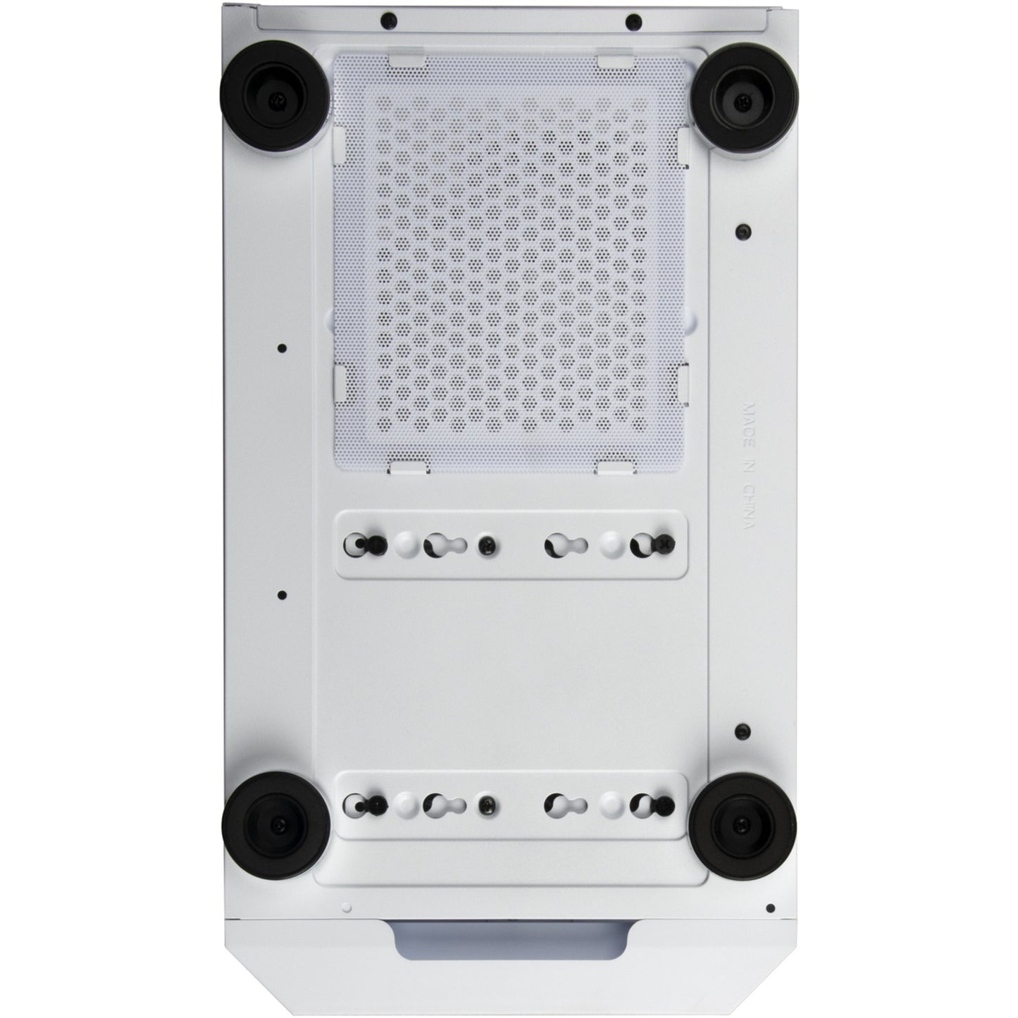 Silverstone fara h1m pro midi tower behuizing (wit | 3x usb-a | rgb | window)