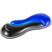Kensington slim duo gel mouse trackball wrist rest polssteun (blauw zwart) - afbeelding 1