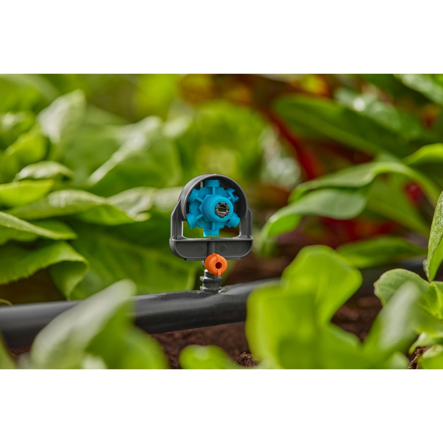 Gardena 6 in 1 sproeier (zwart turquoise)