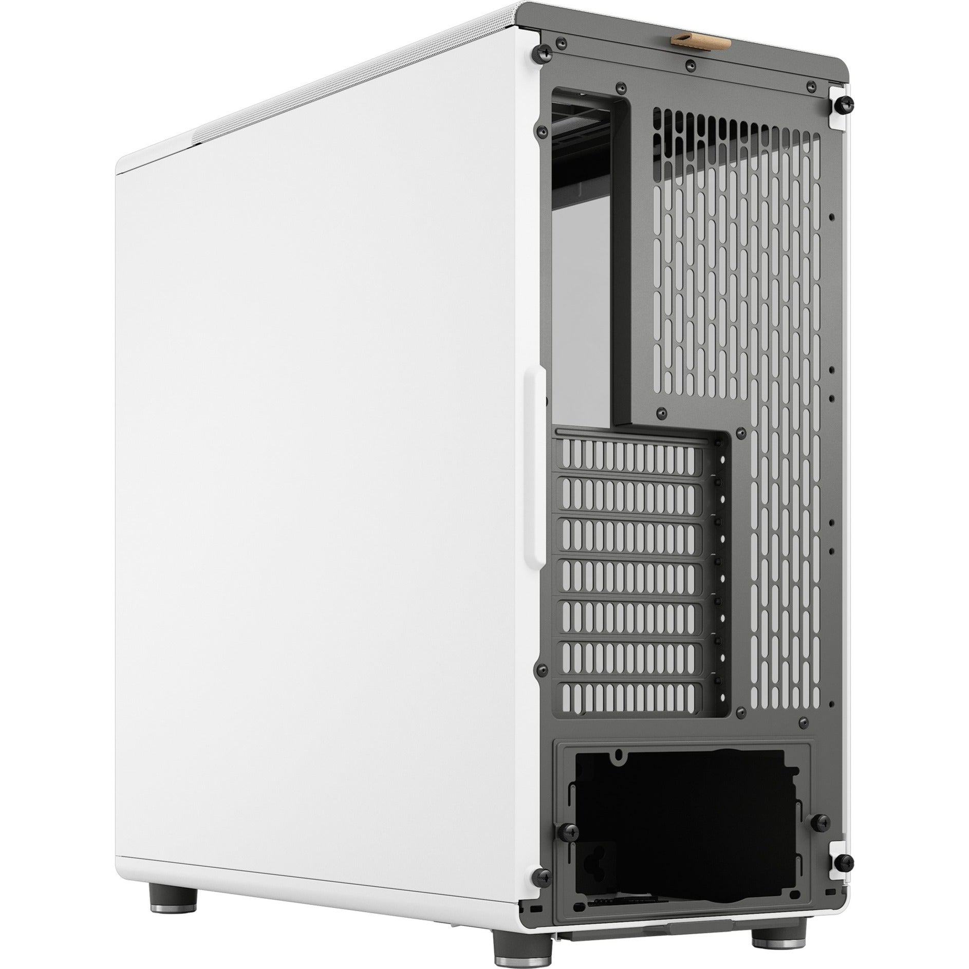 Fractal design north midi tower behuizing (wit houtkleur | 2x usb-a | 1x usb-c | tempered glass)