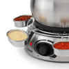 Tristar fo-1100 fondue (roestvrij staal, 8 personen, 1300 w, geschikt voor olie, chocolade en kaas)