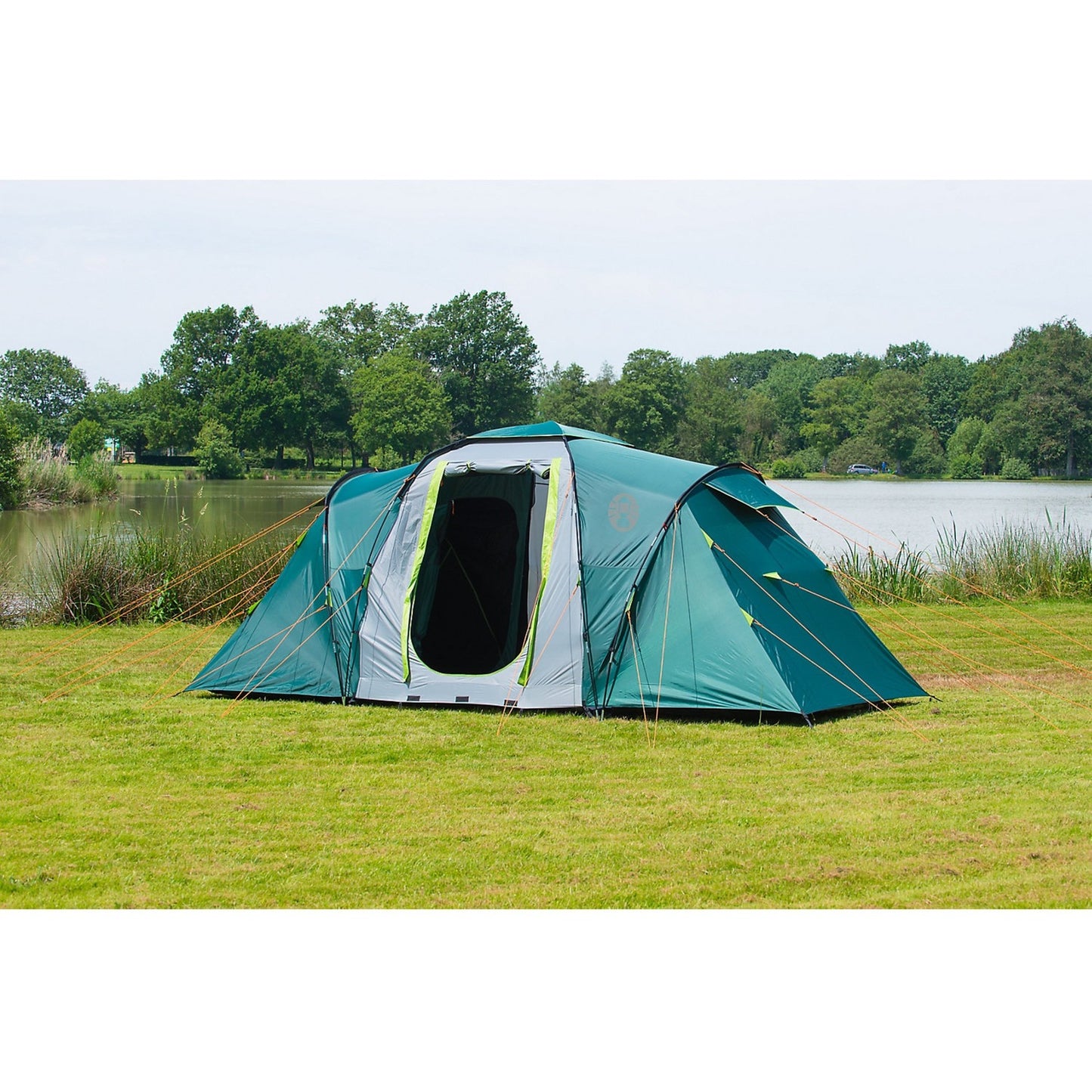Coleman spruce falls 4 tent (donkergroen lichtgrijs)