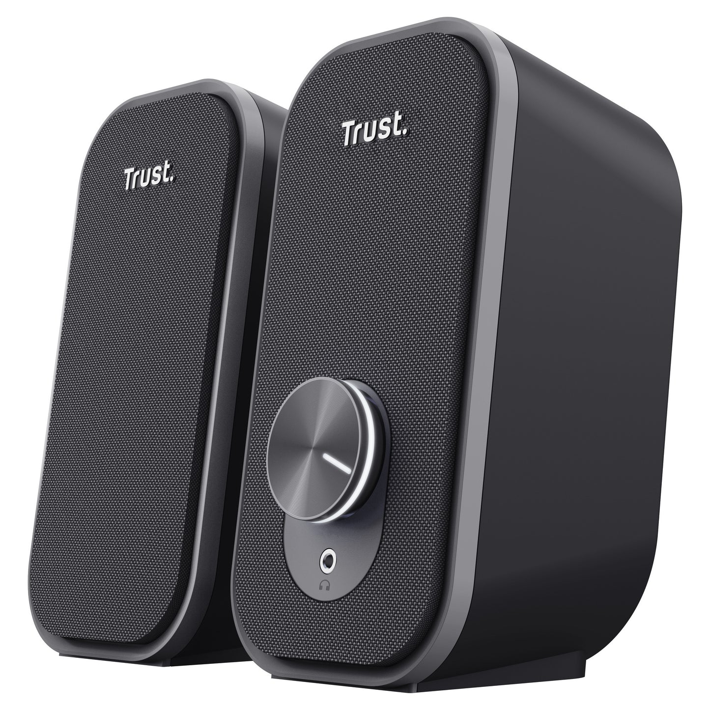Trust ador 2.0-luidsprekerset pc-luidspreker (zwart grijs)