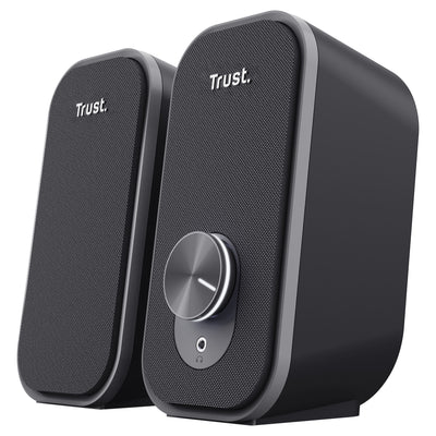 Trust ador 2.0-luidsprekerset pc-luidspreker (zwart grijs)