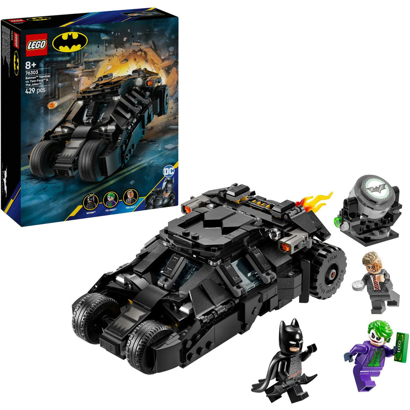 Lego dc super heroes - batman tumbler vs. two-face en the joker constructiespeelgoed (76303)