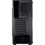 Inter-tech t-11 televen midi tower behuizing (zwart | 3x usb-a | window) - afbeelding 4