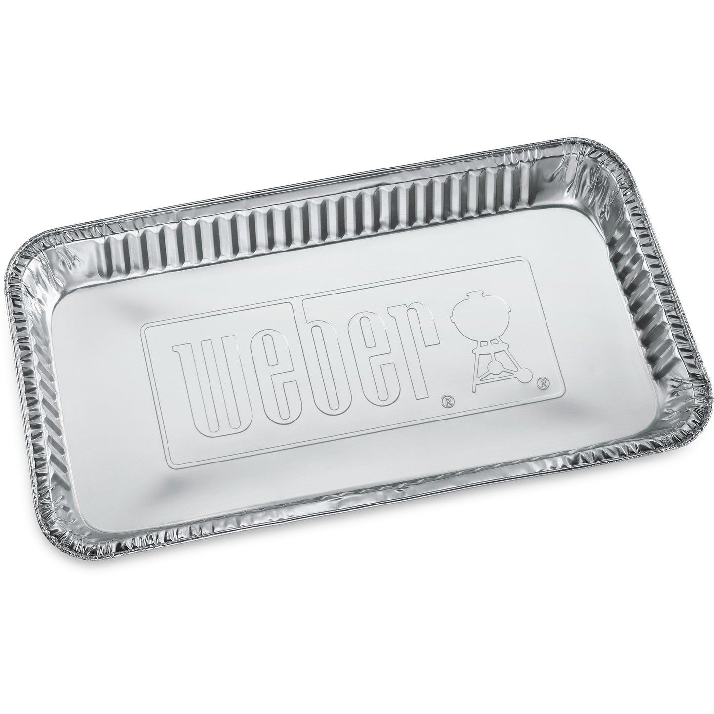 Weber lekbakjes druipschaal (zilver, 5 stuks)