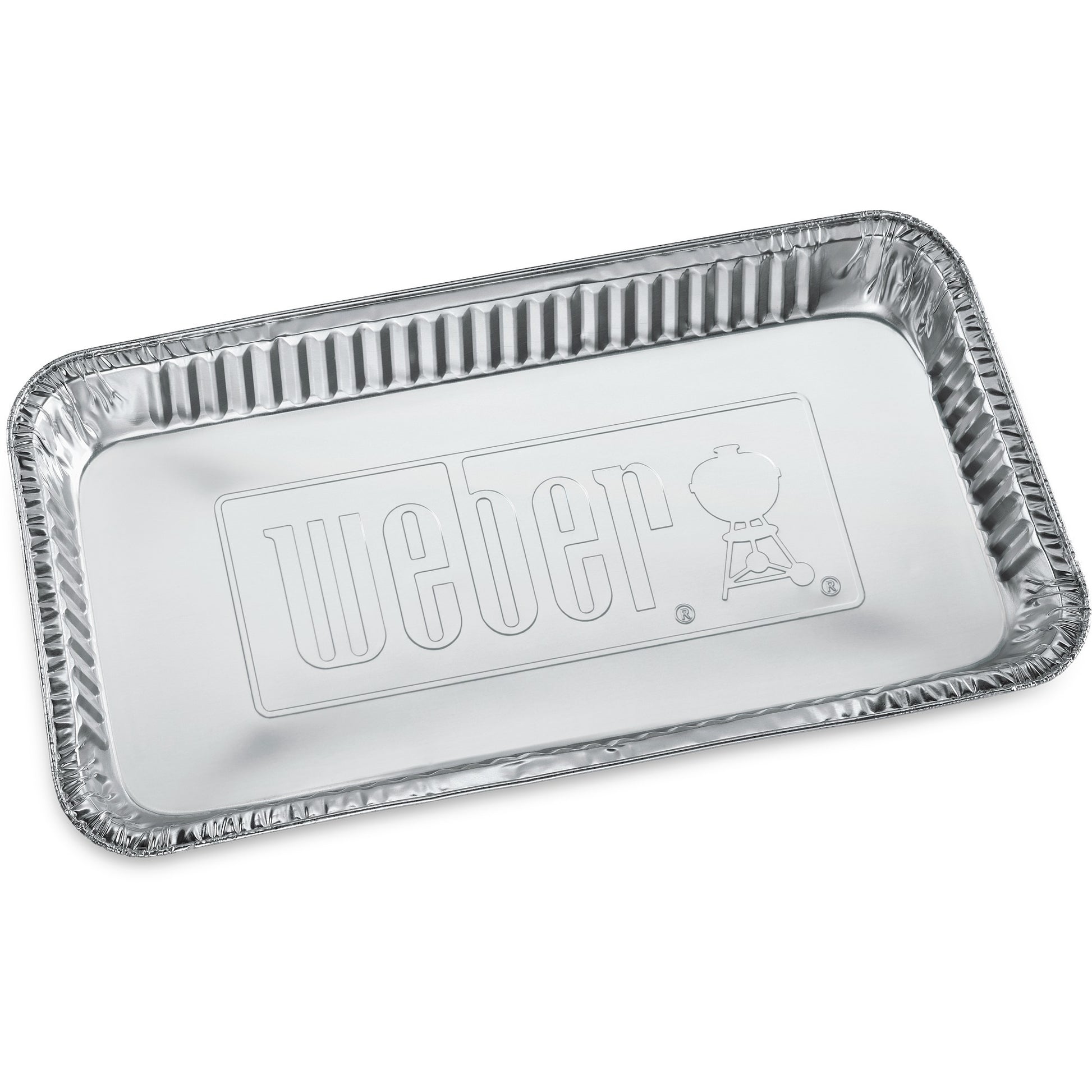 Weber lekbakjes druipschaal (zilver, 5 stuks)