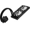 Silverstone vida 240 slim waterkoeling (zwart)
