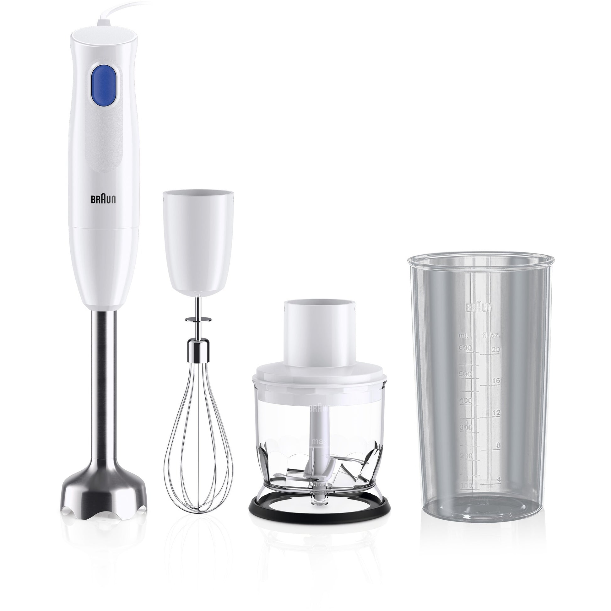 Braun multiquick 1 mq10.202m set (wit)
