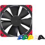 Noctua nf-f12 pwm chromax.black.swap case fan (zwart, 120 x 120 x 25 mm) - afbeelding 1