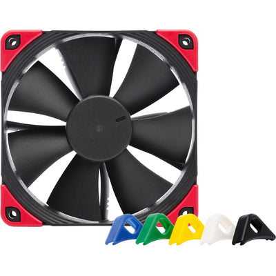 Noctua nf-f12 pwm chromax.black.swap case fan (zwart, 120 x 120 x 25 mm)