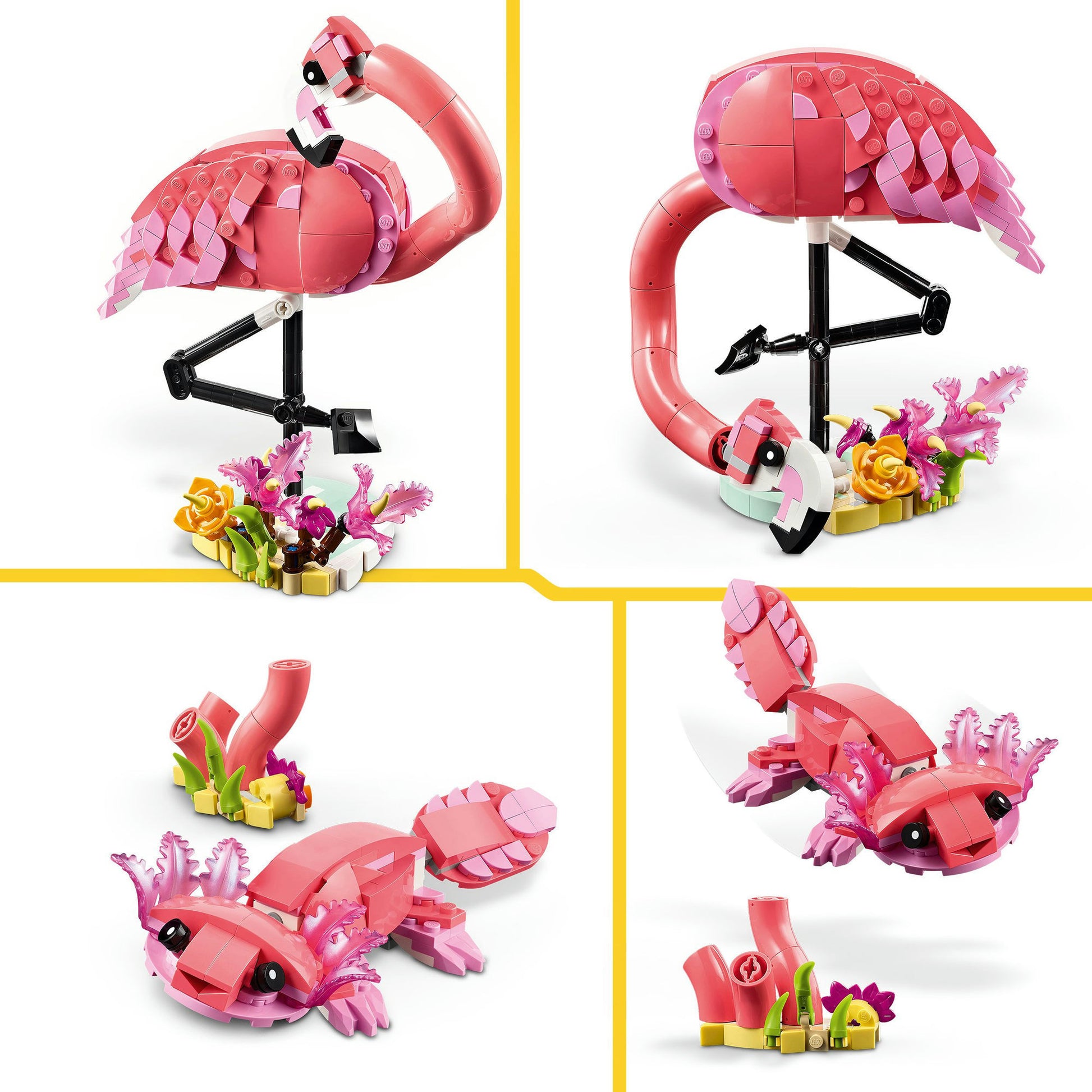Lego ® creator 3in1 wilde dieren: roze flamingo set - 31170