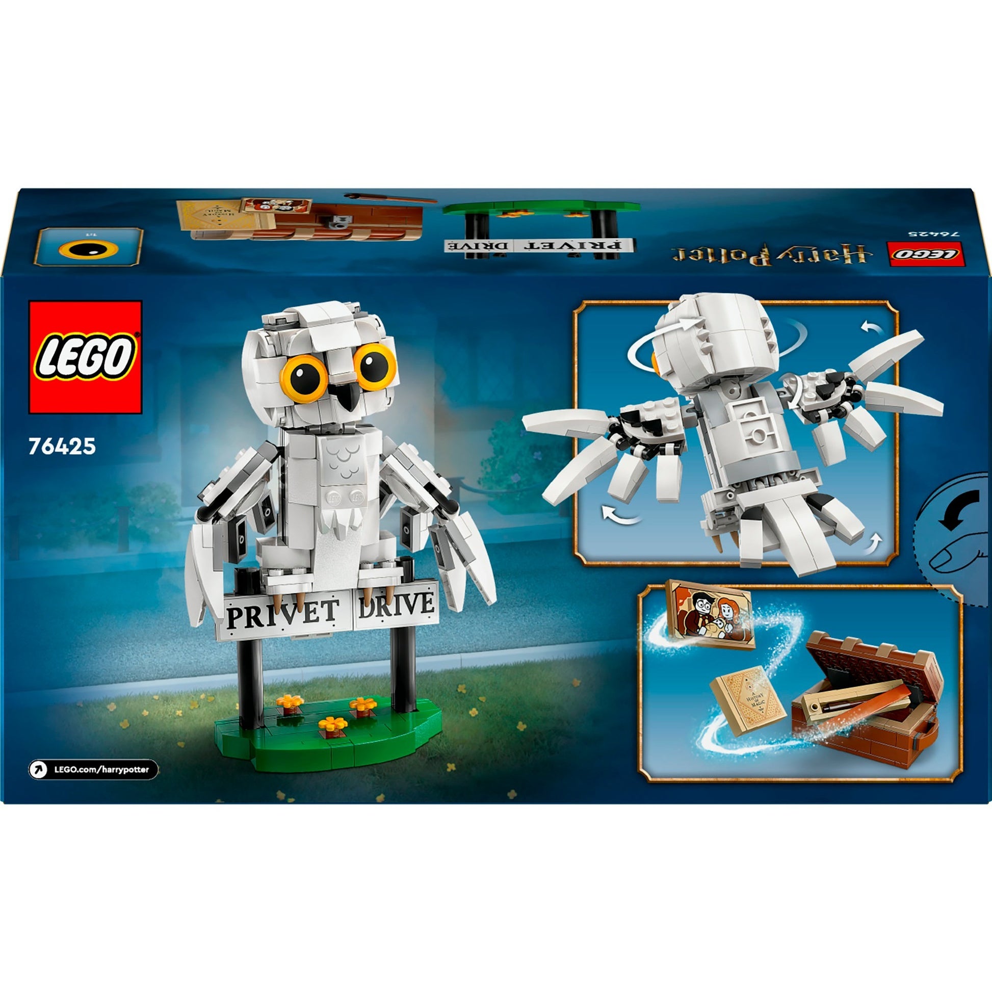 Lego harry potter 76425 hedwig bij ligusterlaan