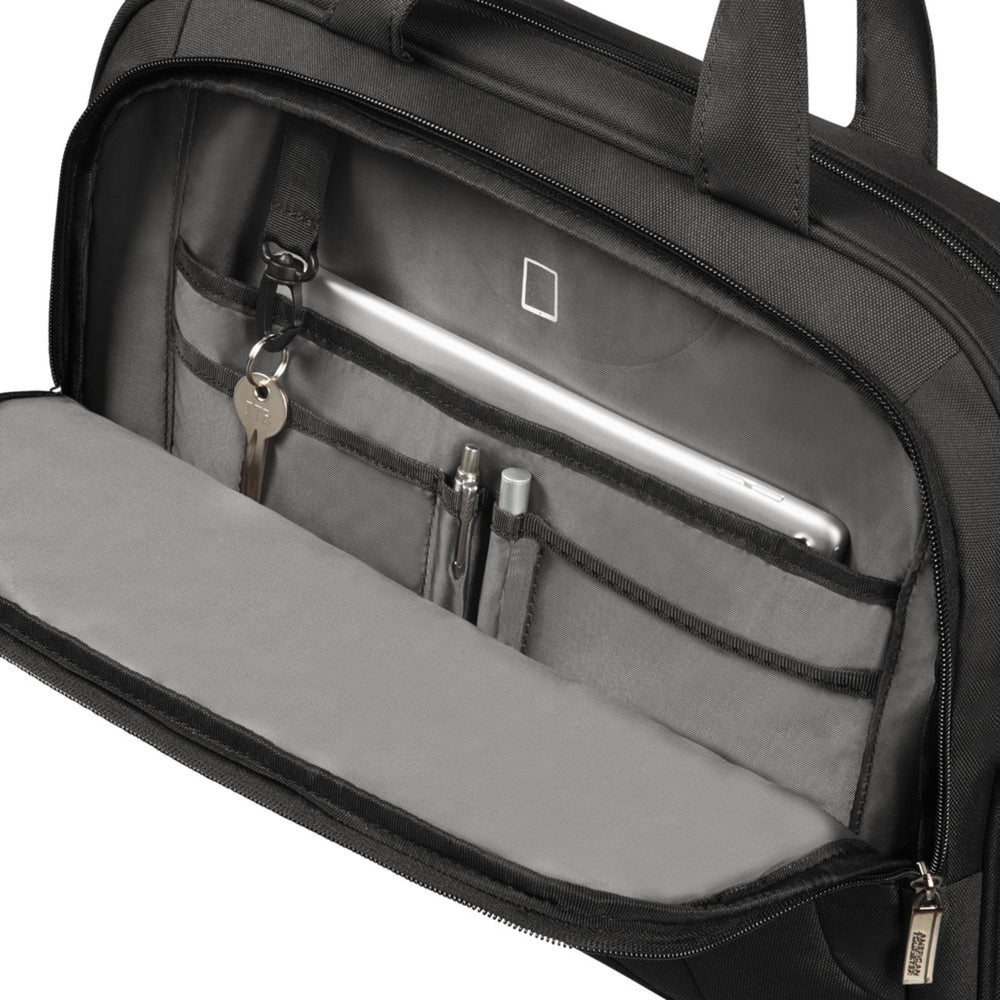 Samsonite american tourister at work schoudertas 15.6 inch (zwart)