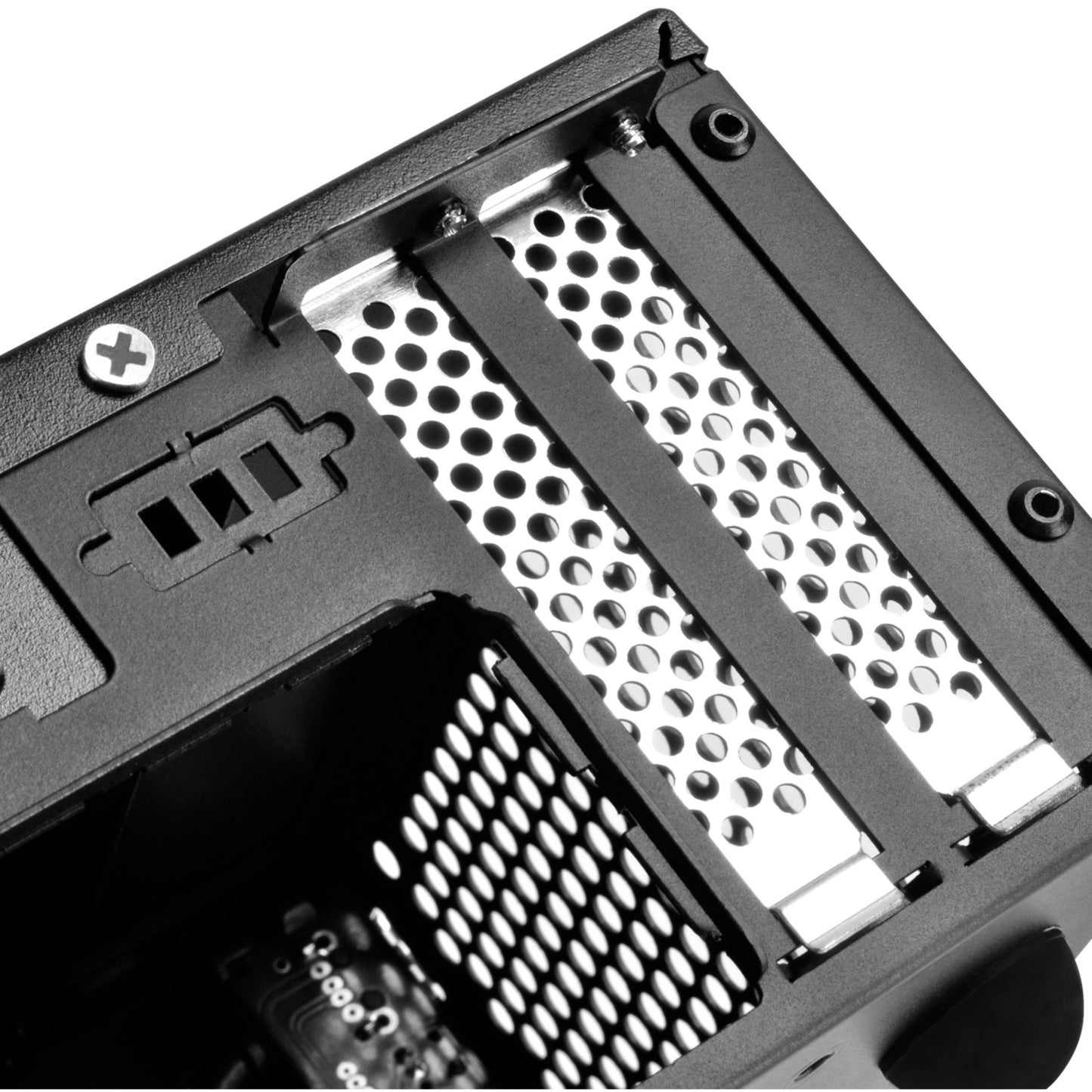 Silverstone sst-ml09b htpc behuizing (zwart | 2x usb-a)