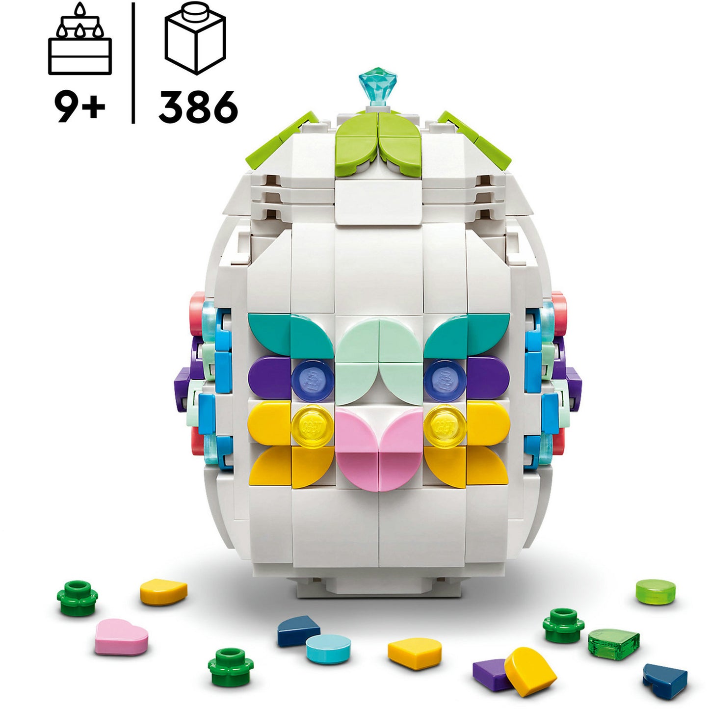 Lego paasei versieren constructiespeelgoed (40816)