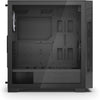 Sharkoon s25-w2 argb midi tower behuizing (zwart | 2x usb-a | 1x usb-c | rgb | tempered glass)