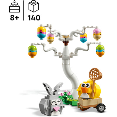 Lego eieren zoeken met konijn en kuiken constructiespeelgoed (40808)