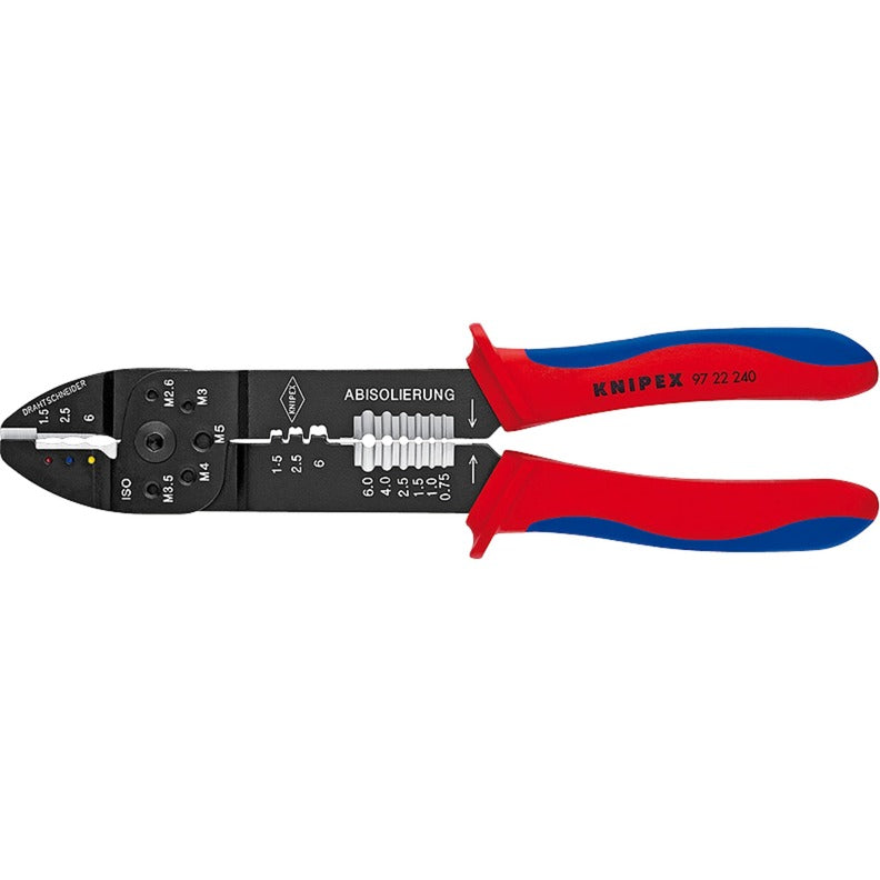 Knipex - serie 97 - krimptang - ergonomische handgrepen - zwart gelakt