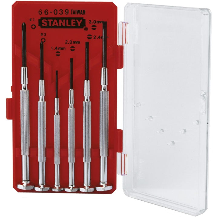 Stanley horlogemakerschroevedraaierset 6dlg.