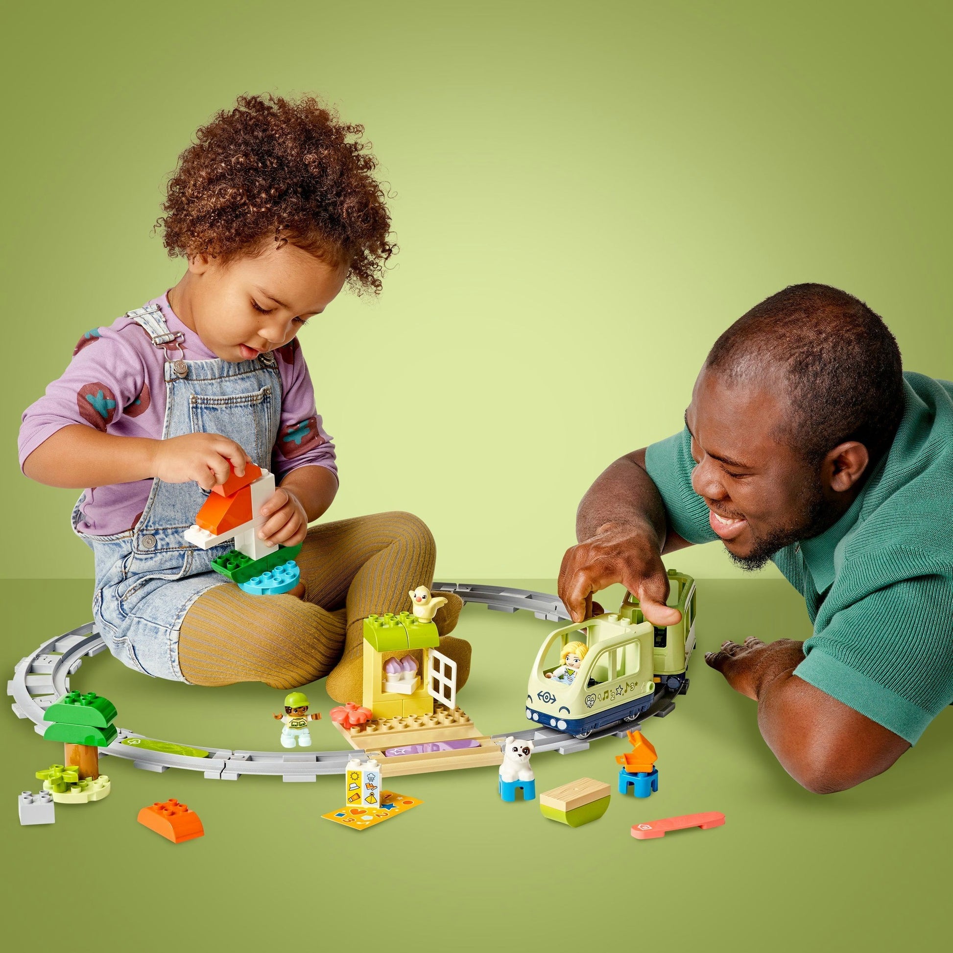 Lego duplo stad - interactieve avonturentrein constructiespeelgoed (10427)