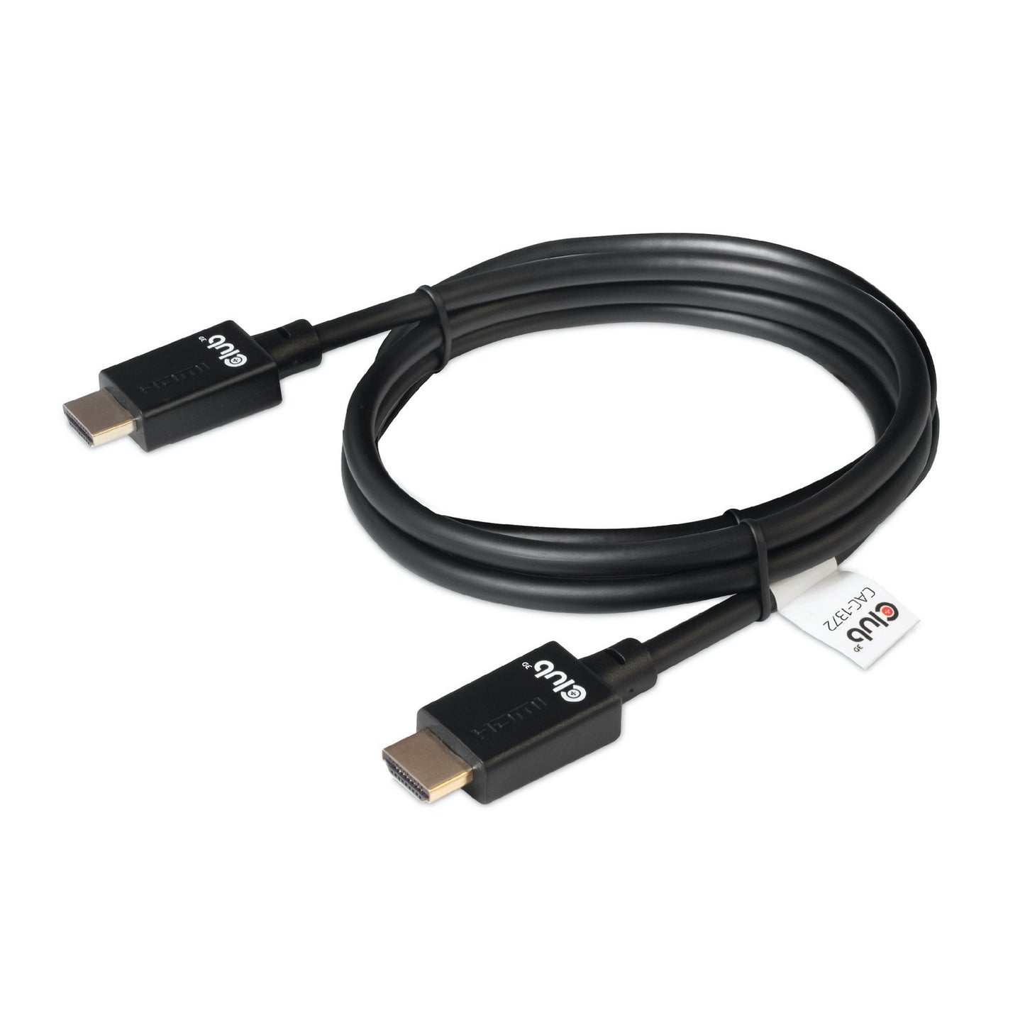 Club 3d gecertificeerde ultra high speed hdmi 2.1 kabel (zwart, 2 meter, 8k)