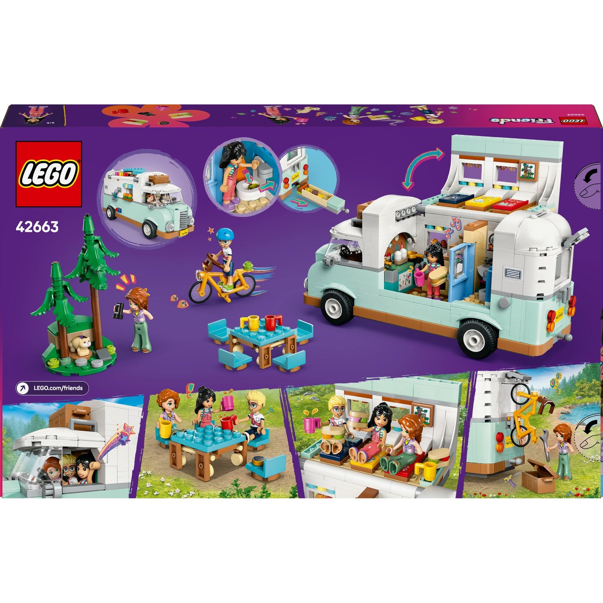 Lego friends - camperavontuur met vrienden constructiespeelgoed (42663)