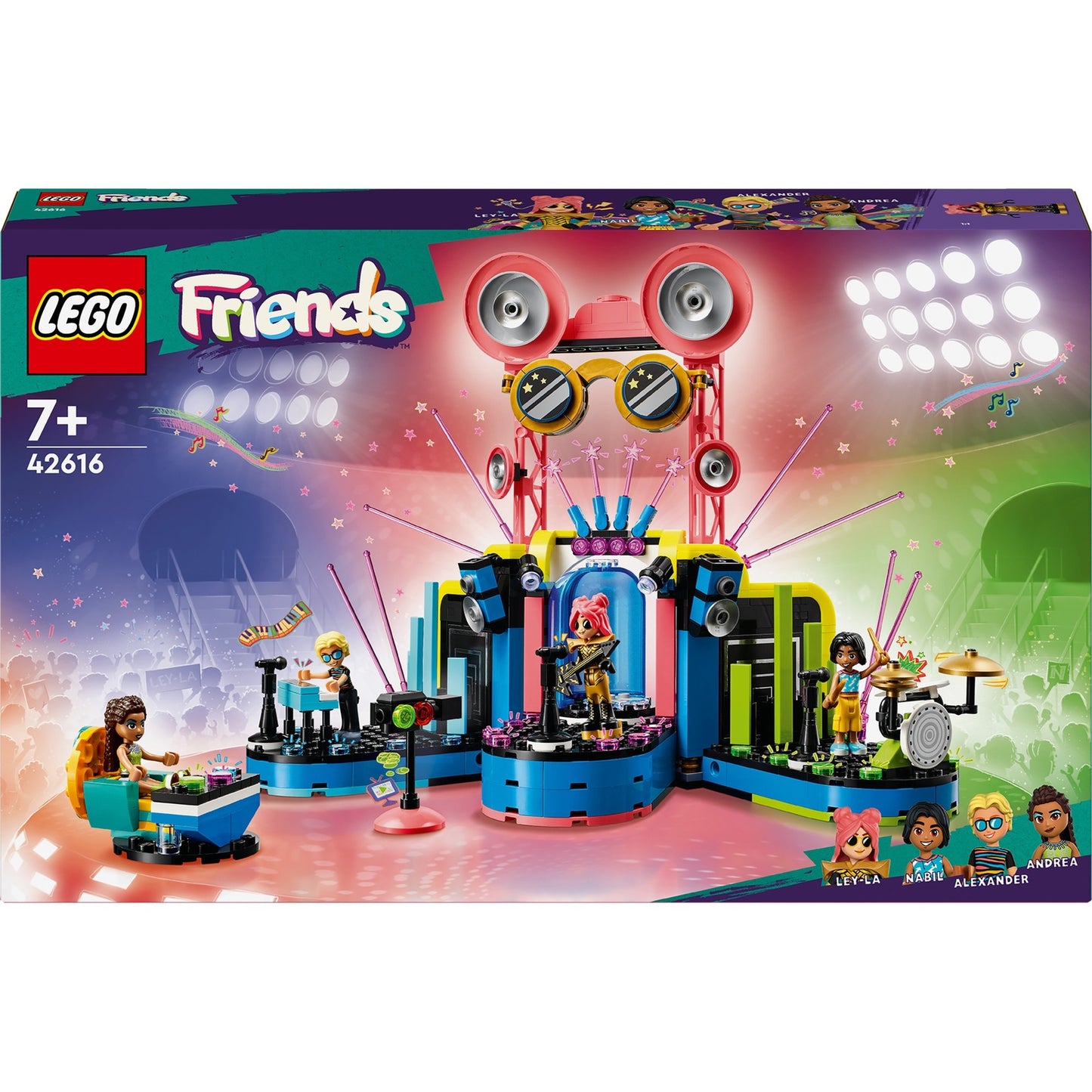 Lego friends - heartlake city muzikale talentenjacht constructiespeelgoed (42616)