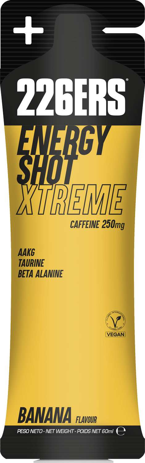 226ers energy shot xtrem 250mg caffeine stick 60ml