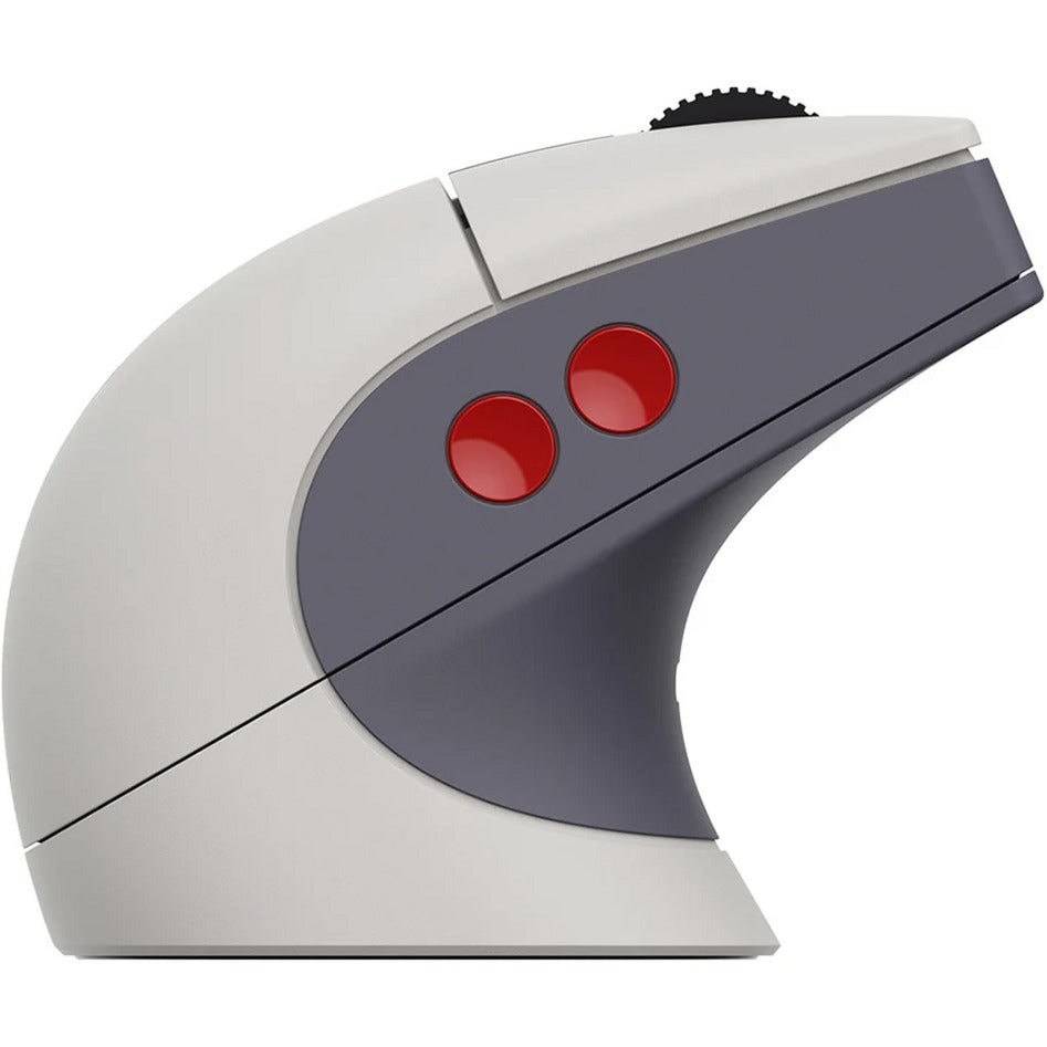 8bitdo retro r8 mouse - n edition (grijs rood, 50 - 26000 dpi, bluetooth usb-c 2.4 ghz)