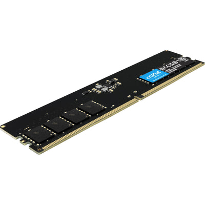 Crucial 16 gb ddr5-4800 (1x 16 gb) werkgeheugen (zwart, ct16g48c40u5)