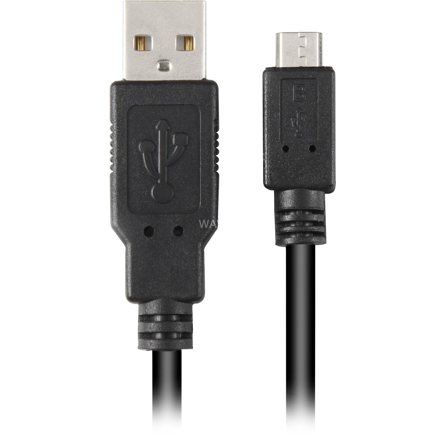 Sharkoon usb-a 2.0 > micro usb-b kabel (zwart, 3 meter)