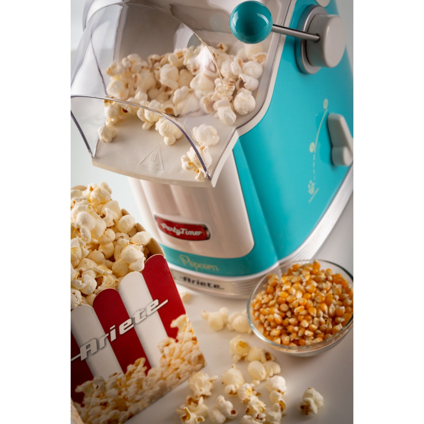 Ariete party time pop corn maker 2958 01 popcornmaker (lichtblauw)