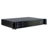 Inter-tech 1.5u-1528l rack behuizing (zwart | 2x usb-a) - afbeelding 1