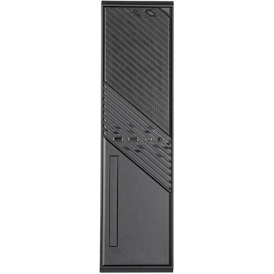 Silverstone milo 12 mini tower behuizing (zwart | 2x usb-a | 1x usb-c)