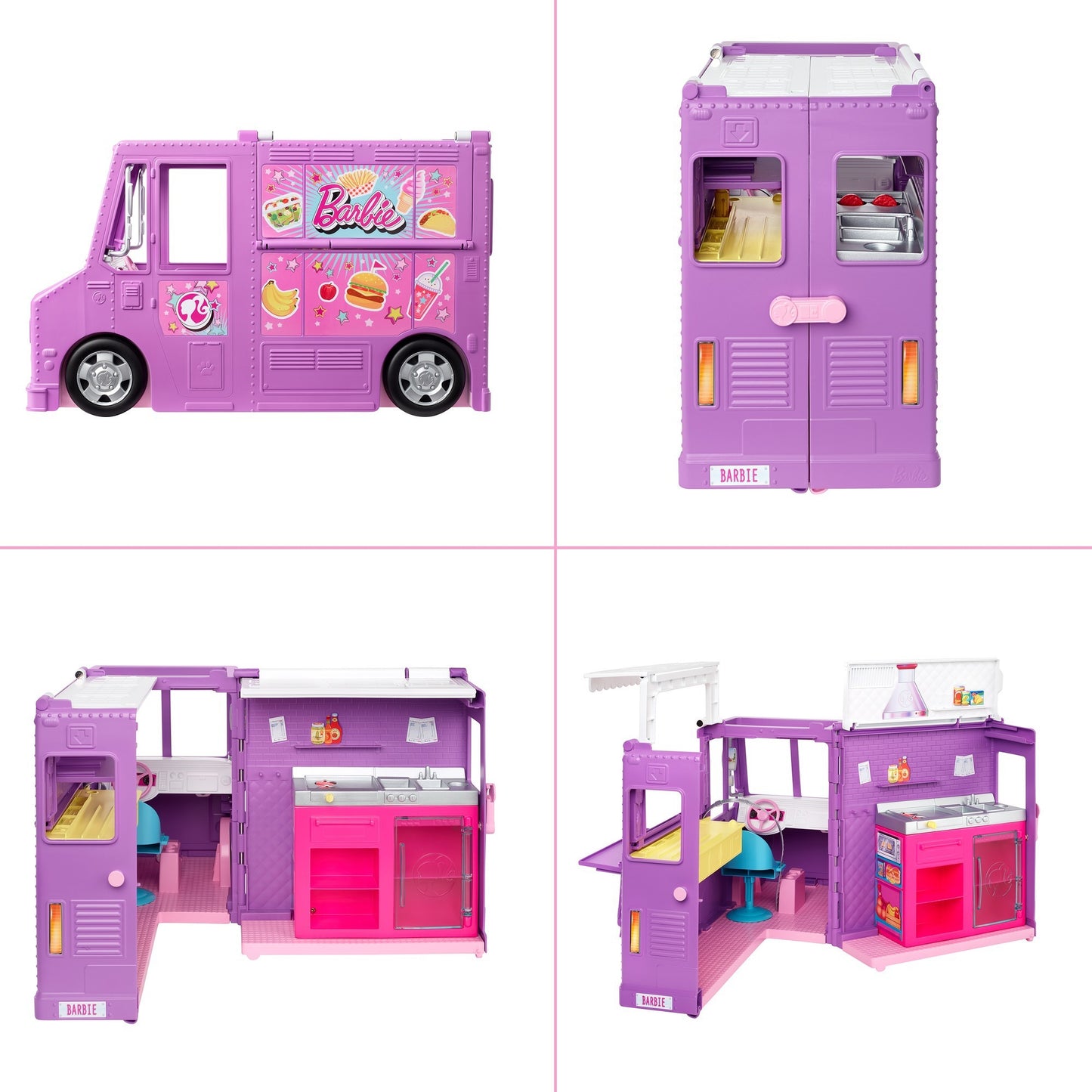 Barbie fresh 'n' fun food truck poppen accessoires
