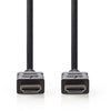 High speed hdmi-kabel met ethernet, 5.0 meter (zwart, 4k@30hz )