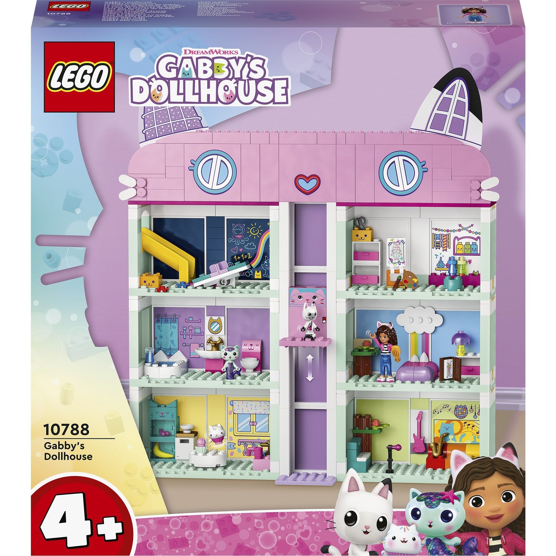 Lego gabby's poppenhuis - gabby's poppenhuis constructiespeelgoed (10788)