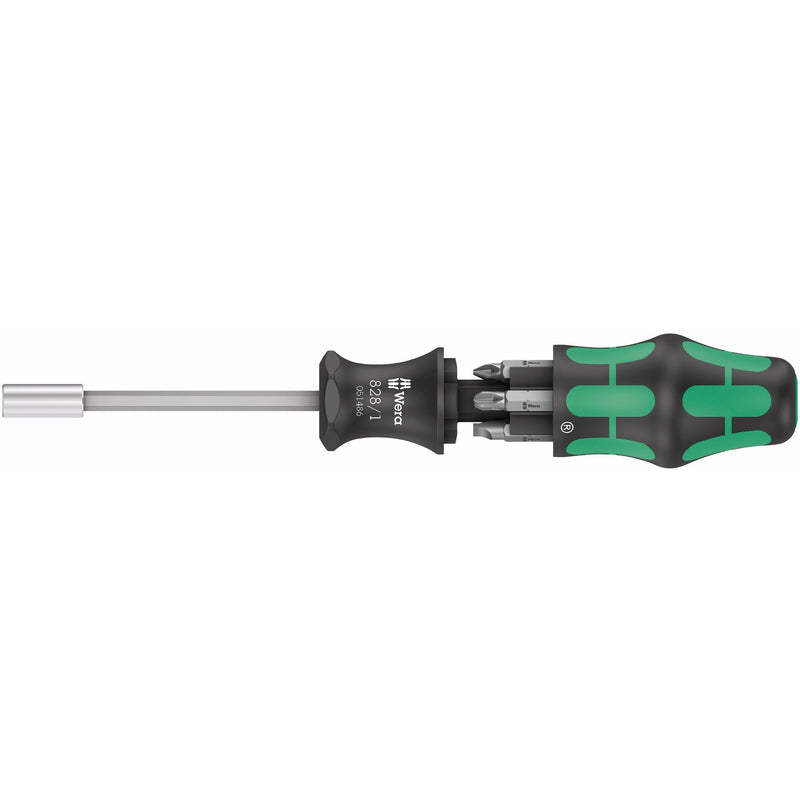 Wera kraftform kompakt 27 set 2 bitset (zwart groen, 7‑delig)