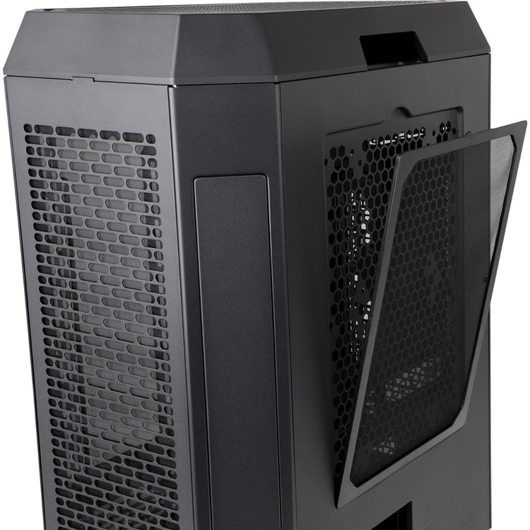 Thermaltake the tower 600 midi tower behuizing (zwart | 4x usb-a | 1x usb-c | tempered glass)