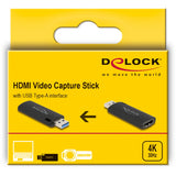 Delock hdmi video capture stick usb-a adapter (zwart) - afbeelding 2
