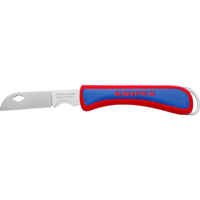 Knipex electriciën zakmes 16 20 50 sb (rood blauw, lengte 120mm)