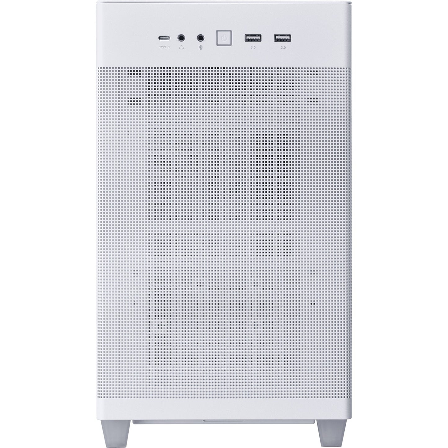 Asus prime ap201 midi tower behuizing (wit | 2x usb-a | 1x usb-c | tempered glass)