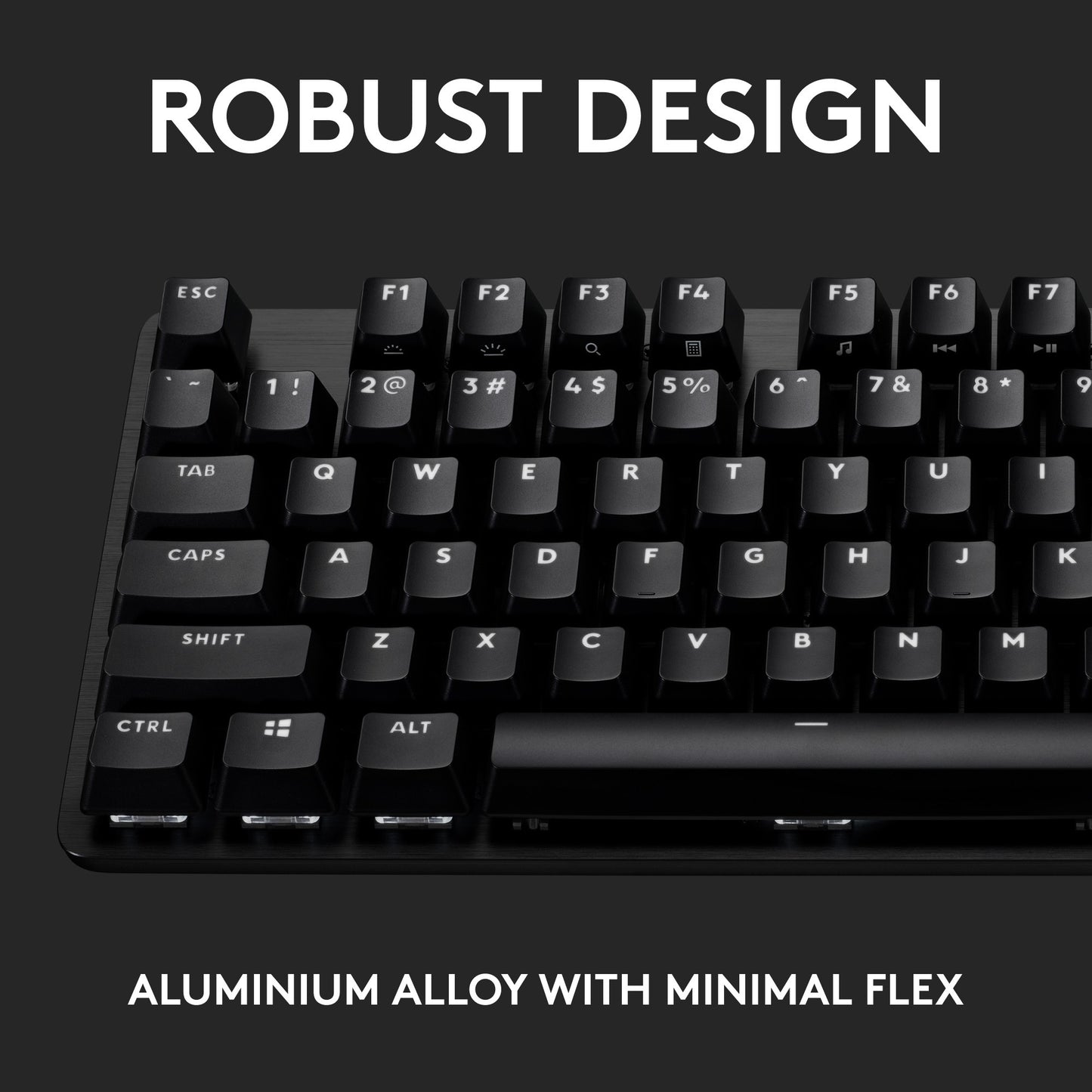 Logitech g413 tkl se mechanisch gaming toetsenbord (zwart, us-international lay-out (qwerty), gl tactile, 80% (tkl))