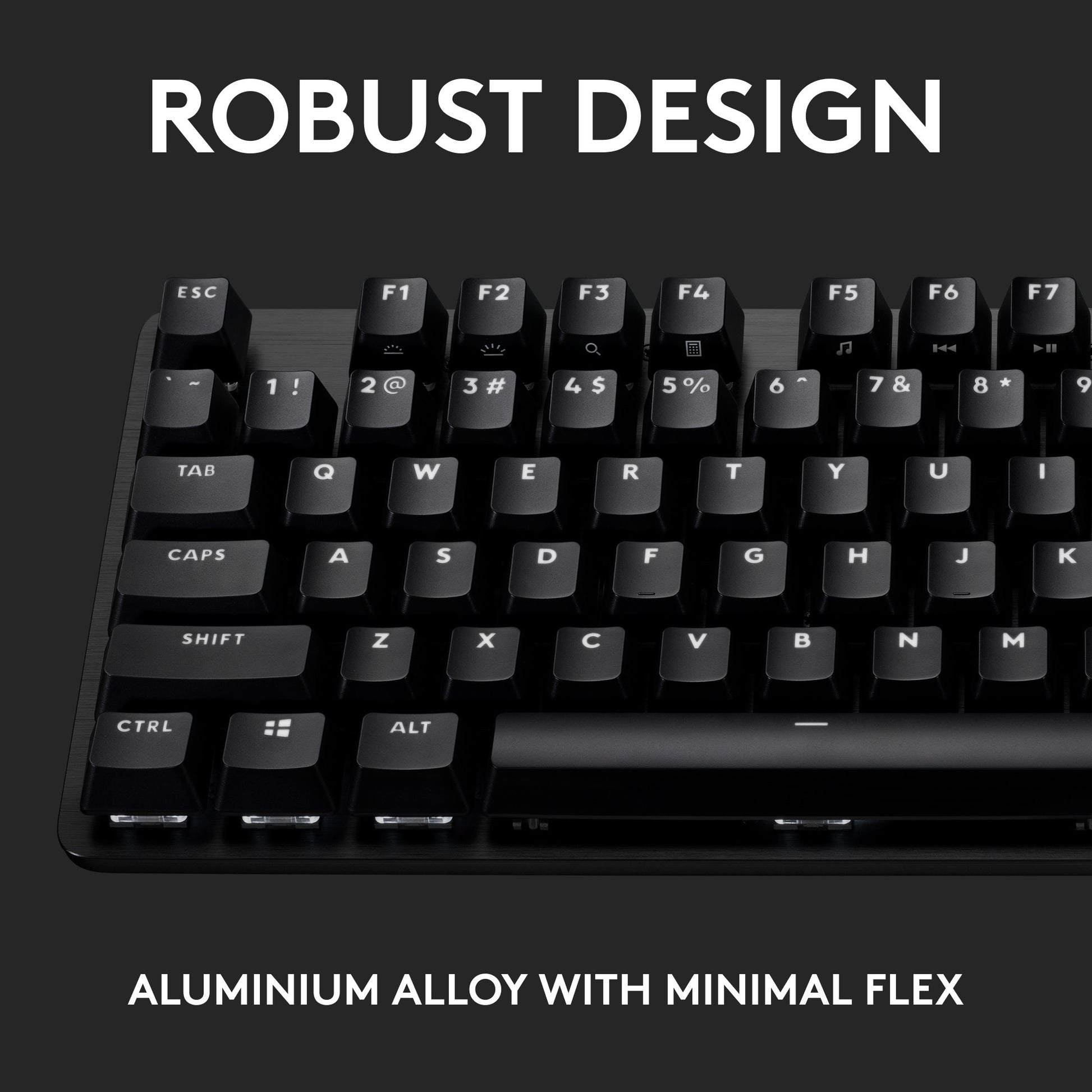 Logitech g413 tkl se mechanisch gaming toetsenbord (zwart, us-international lay-out (qwerty), gl tactile, 80% (tkl))