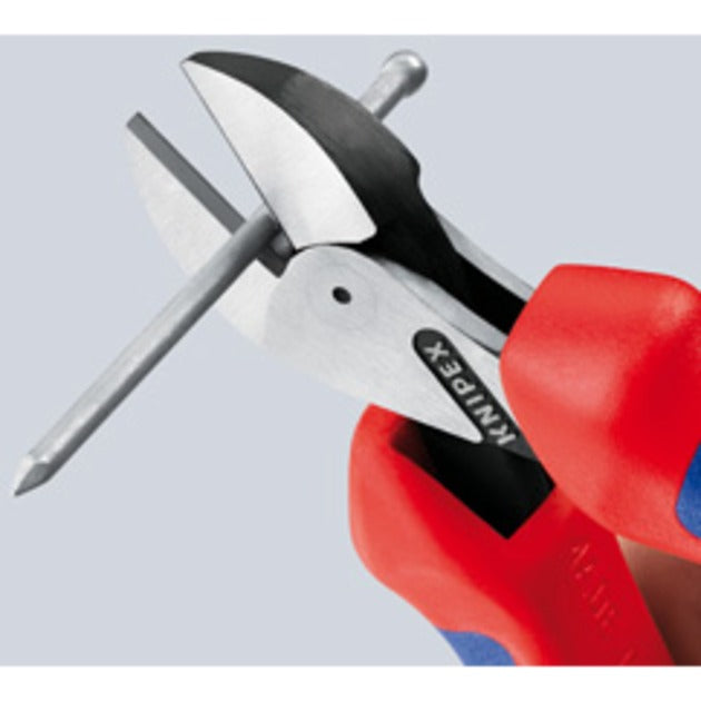 Knipex x-cut compacte zijsnijtang 73 02 160 kniptang (snijkant met facet, doorstoken scharnier)