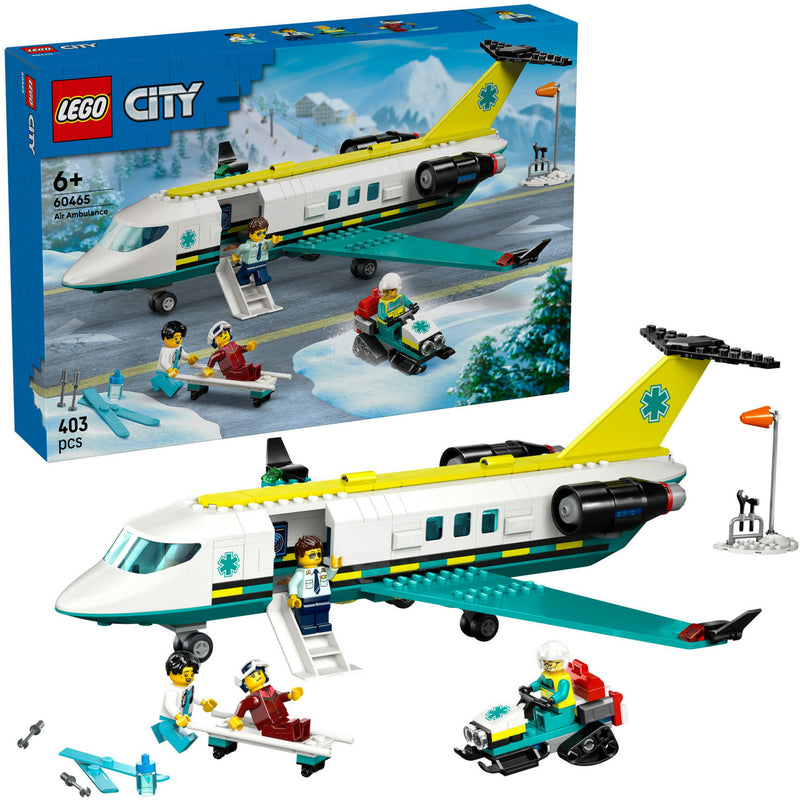 Lego city 60465 ambulancevliegtuig