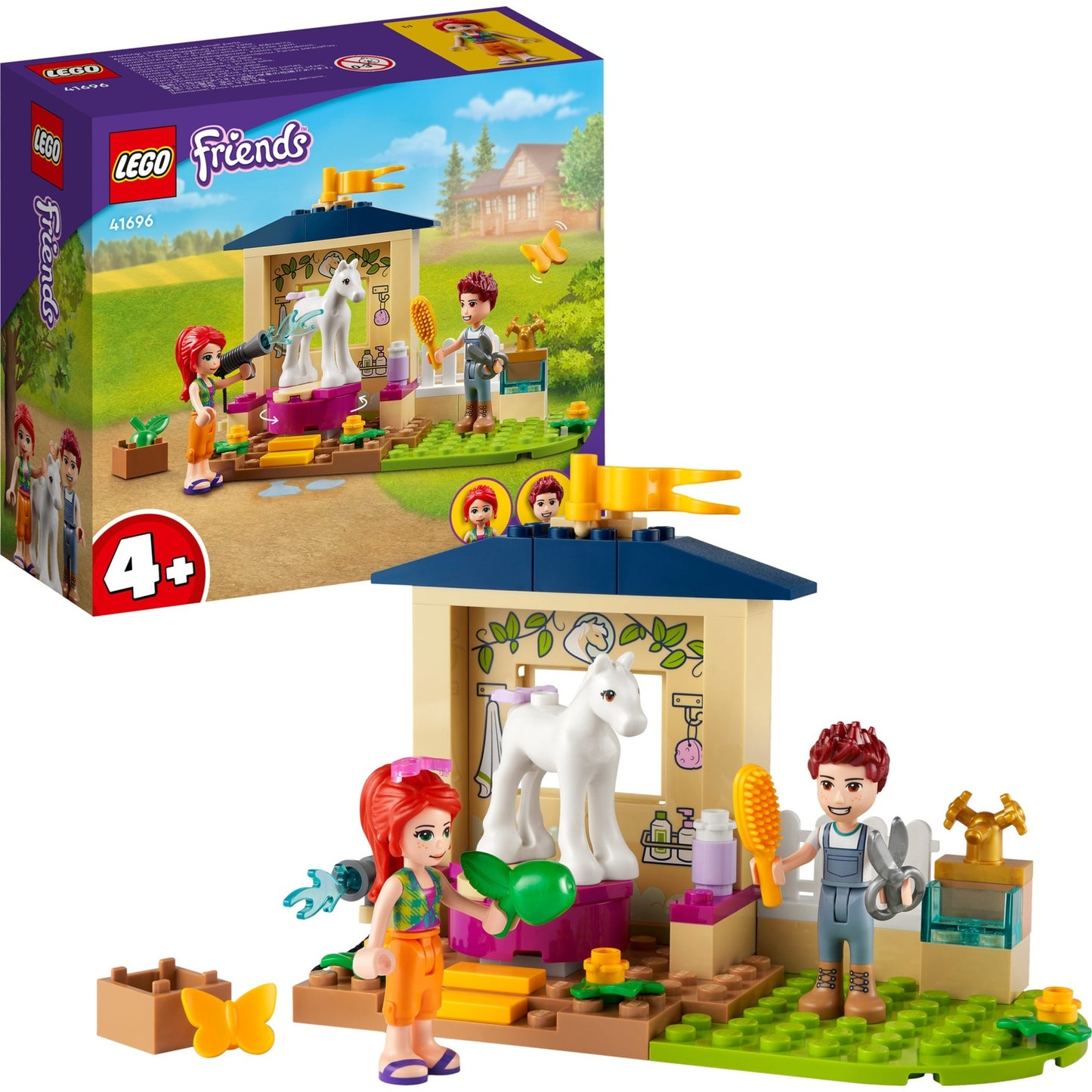 Lego friends - ponywasstal constructiespeelgoed (41696)